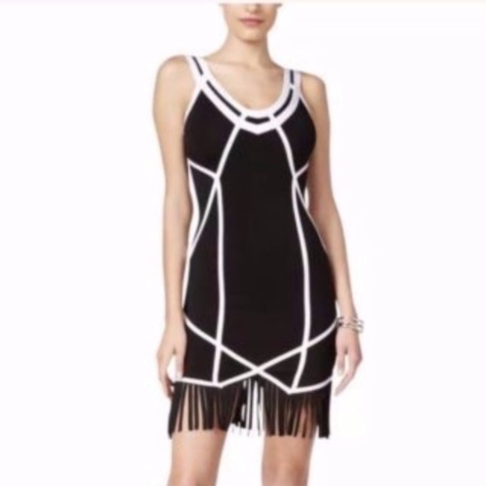 Black and white dress